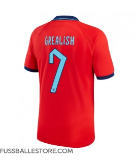 Günstige England Jack Grealish #7 Auswärtstrikot WM 2022 Kurzarm